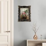 Maxbell Resin Photo Frame 5x7 Carved Antique Ornate for Home Decor Wedding Black