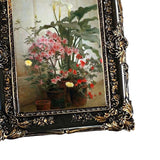 Maxbell Resin Photo Frame 5x7 Carved Antique Ornate for Home Decor Wedding Black