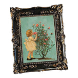 Maxbell Resin Photo Frame 5x7 Carved Antique Ornate for Home Decor Wedding Black