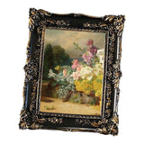 Maxbell Resin Photo Frame 5x7 Carved Antique Ornate for Home Decor Wedding Black