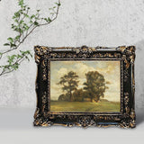 Maxbell Resin Photo Frame 5x7 Carved Antique Ornate for Home Decor Wedding Black