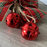 Maxbell Bells Bow Ornament Novelty Craft Christmas Decorations for Holiday Party 3 of Gold