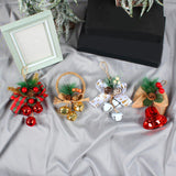 Maxbell Bells Bow Ornament Novelty Craft Christmas Decorations for Holiday Party 3 of Gold