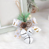 Maxbell Bells Bow Ornament Novelty Craft Christmas Decorations for Holiday Party 3 of Gold