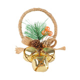 Maxbell Bells Bow Ornament Novelty Craft Christmas Decorations for Holiday Party 3 of Gold