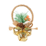 Maxbell Bells Bow Ornament Novelty Craft Christmas Decorations for Holiday Party 3 of Gold
