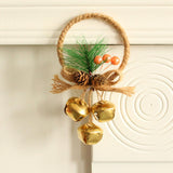 Maxbell Bells Bow Ornament Novelty Craft Christmas Decorations for Holiday Party 3 of Gold