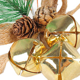 Maxbell Bells Bow Ornament Novelty Craft Christmas Decorations for Holiday Party 3 of Gold