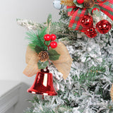 Maxbell Bells Bow Ornament Novelty Craft Christmas Decorations for Holiday Party 1 Red