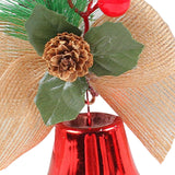 Maxbell Bells Bow Ornament Novelty Craft Christmas Decorations for Holiday Party 1 Red