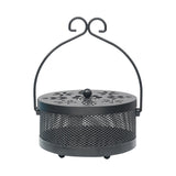 Maxbell Antique Coil Holder Fireproof Hollow Incense Box for Indoor Hiking Home