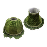 Maxbell Lamp Shade Lampshade Geometric Fringed Trim 70S for Bedside Living Room Dome