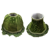 Maxbell Lamp Shade Lampshade Geometric Fringed Trim 70S for Bedside Living Room Dome