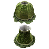 Maxbell Lamp Shade Lampshade Geometric Fringed Trim 70S for Bedside Living Room Dome