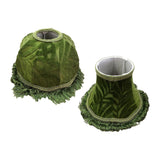 Maxbell Lamp Shade Lampshade Geometric Fringed Trim 70S for Bedside Living Room Dome