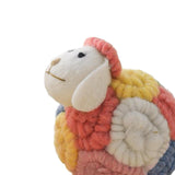 Maxbell Modern Felt Sheep Figurine Animal Statue Sculpture for Living Room Desktop