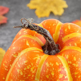 Maxbell 12x Vivid Artificial Pumpkins Fall Party Autumn Harvest Props Thanksgiving Yellow