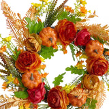 Maxbell Door Front Wreath Peony Artificial Flowers Garland Floral Bouquet Hanging