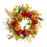 Maxbell Door Front Wreath Peony Artificial Flowers Garland Floral Bouquet Hanging