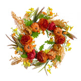 Maxbell Door Front Wreath Peony Artificial Flowers Garland Floral Bouquet Hanging