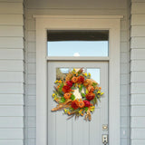 Maxbell Door Front Wreath Peony Artificial Flowers Garland Floral Bouquet Hanging