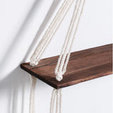 Maxbell Macrame Tapestry Floating Shelves Wall Hanging Shelf Hanger for Headboard