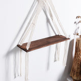 Maxbell Macrame Tapestry Floating Shelves Wall Hanging Shelf Hanger for Headboard