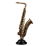Maxbell Decorative Sax Violin Musical Instrument Showpiece Statue For Home Decor Sax