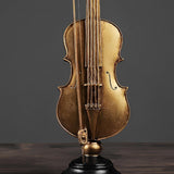 Maxbell Decorative Sax Violin Musical Instrument Showpiece Statue For Home Decor violin