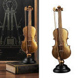Maxbell Decorative Sax Violin Musical Instrument Showpiece Statue For Home Decor violin