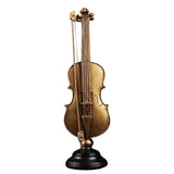 Maxbell Decorative Sax Violin Musical Instrument Showpiece Statue For Home Decor violin