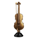 Maxbell Decorative Sax Violin Musical Instrument Showpiece Statue For Home Decor violin