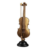 Maxbell Decorative Sax Violin Musical Instrument Showpiece Statue For Home Decor violin