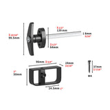 Maxbell T Handle Lock Hardware Locking cam Locks for Gate Barn Door Caravan