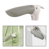 Maxbell Reusable Doorknob Cover Sleeve Silicone Door Handle Stopper for Home Bedroom Gray