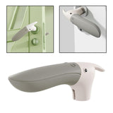 Maxbell Reusable Doorknob Cover Sleeve Silicone Door Handle Stopper for Home Bedroom Gray