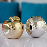 Maxbell Fruits Ornament Wedding Statue Table Holiday Home Decoration Birthday Silver