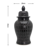 Maxbell Multipurpose Ginger Jars Floral Arrangement Canister for Cupboard Decor
