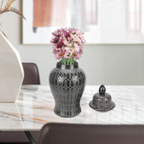 Maxbell Multipurpose Ginger Jars Floral Arrangement Canister for Cupboard Decor