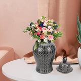 Maxbell Multipurpose Ginger Jars Floral Arrangement Canister for Cupboard Decor