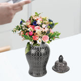Maxbell Multipurpose Ginger Jars Floral Arrangement Canister for Cupboard Decor