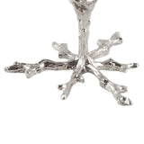 Maxbell Crystal Ball Display Stand Sphere Rack Ornament for Table Photo Props Home Silver 11cm H