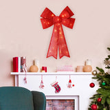 Maxbell Christmas Hanging Charms with Lights Chic Gift for Parties Bedroom Backyard Red