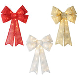 Maxbell Christmas Hanging Charms with Lights Chic Gift for Parties Bedroom Backyard Red
