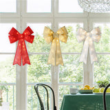 Maxbell Christmas Hanging Charms with Lights Chic Gift for Parties Bedroom Backyard Red
