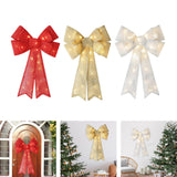 Maxbell Christmas Hanging Charms with Lights Chic Gift for Parties Bedroom Backyard Red