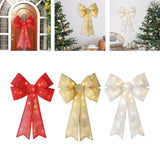 Maxbell Christmas Hanging Charms with Lights Chic Gift for Parties Bedroom Backyard Red