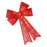 Maxbell Christmas Hanging Charms with Lights Chic Gift for Parties Bedroom Backyard Red