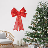 Maxbell Christmas Hanging Charms with Lights Chic Gift for Parties Bedroom Backyard Red