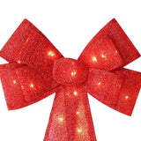 Maxbell Christmas Hanging Charms with Lights Chic Gift for Parties Bedroom Backyard Red
